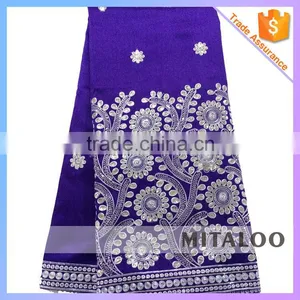 Mitaloo MGP0042 Nice Design George Lace Embroidery Fabric For Party thumbnail-1