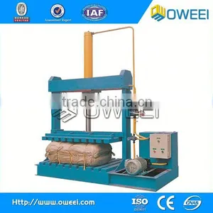Mini Plastic Baler Machine for Waste Paper and Hey thumbnail-1