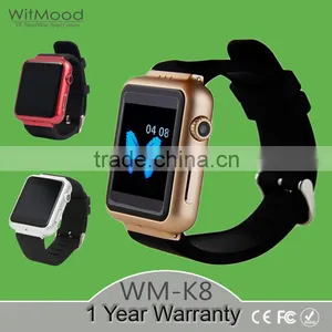 Smart Watch K8 Android 4.4 Smartwatch With 2M Pixels Webcam Wifi 3G for Android Smart Phone Support SIM Card Smartwatch Phone thumbnail-1