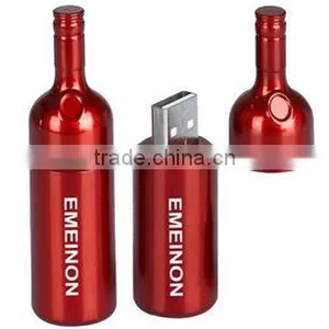 Pastic 2.0 Pendrive Red Wine Bottle USB Flash Drive thumbnail-2
