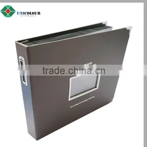 Custom Luxury Embossed Leather Cover Photo Album With PVC Insert thumbnail-2