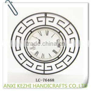 LC-89049 Wrought Iron Promotional Large Square Shape Wall Clock thumbnail-4