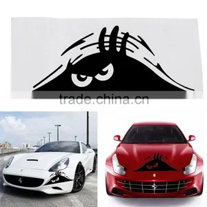 Reflective Waterproof Fashion Funny Peeking Monster Car Sticker Vinyl Decal Decorate Sticker Car Styling thumbnail-1