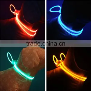 Pet Dog Safety Collar Changeable Flashing Light LED Pets Cat & Dog Collar Flash Sling Rope thumbnail-1