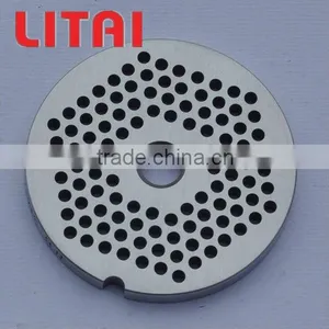 No.8 Stainless Steel Meat Grinder Plate 3mm Hole Without Hub thumbnail-1