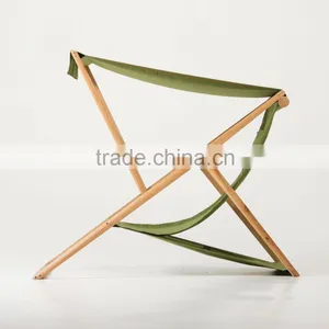 XZ Shape Wooden Foldable Beach Chair thumbnail-5