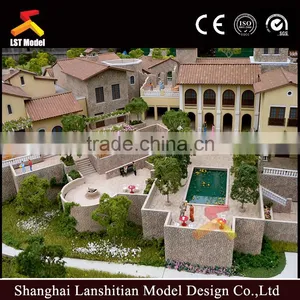 Modern Luxury Villa Miniature Scale Model for Abroad Project thumbnail-1