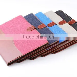 Genuine PU Leather Flip Stand Smart Cover For IPad Air 2 IPad 6 With Button Close thumbnail-1