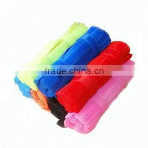 Colorful Adjustable Hook and Loop Wire Cable Tie With Label Tag thumbnail-6