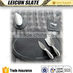 High Quality Natural Black Dishes, Black Slate Plate thumbnail-1
