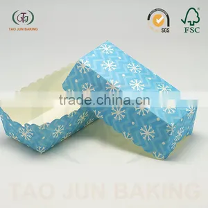 110*49*38mm Hot Selling Rectangle PET Coated Paper Baking Cupcake Cup thumbnail-2