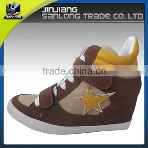 Latest Design Custom Branded High Neck Hidden Wedge Shoes thumbnail-1