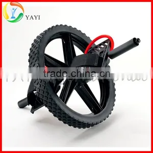 Abdominal Exercise Large Heavy Ab Wheel With Foot/Hand Grips thumbnail-2