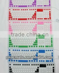 USB Roll Up Silicone Foldable Flexible Keyboard thumbnail-1