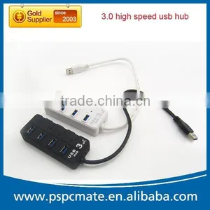 3.0 Super High Speed 4 Port Usb Hub With Switch Button thumbnail-3