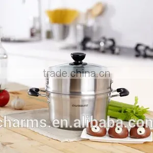 Kitchenware Product 304 Stainless Steel Food Steamer Pot thumbnail-1