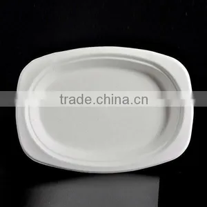 100% Eco-friendly Biodegradable Starch Tableware Pulp Plate Quality Choice thumbnail-4