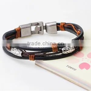 Top Selling Factory Wholesale Men's Braided Handmade Bracelet/ thumbnail-2