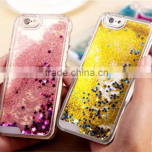 Glitter Bling Stars Liquid Novelty Colourful Tpu Phone Case For Apple Iphone 6 6s Plus thumbnail-5