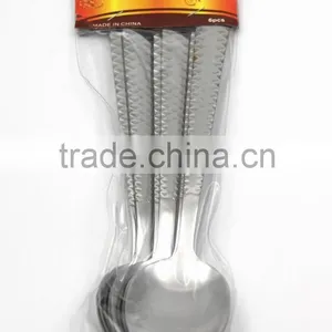 2016 Hot Sale Wedding Favors Fish-scale Stainless Steel Spoon and Fork Sets thumbnail-4