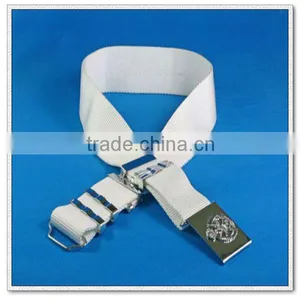 57mm White Custom Military Nylon Webbing Belt With Buckles thumbnail-5