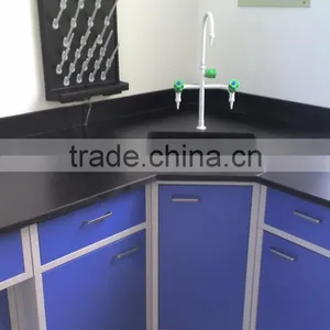 Steel Lab Corner Table thumbnail-4