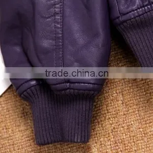 Hot Selling Pu Leather Jackets for Girls Children Wholesale Clothing thumbnail-5