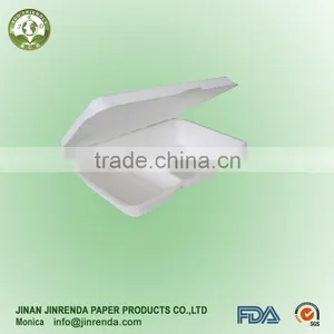 Trade Assurance Disposable 1000ML 2-comp Food Container With Sugarcane Pulp thumbnail-2