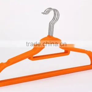 Standby Velvet Flocked Clothes Hangers and Racks With Notches thumbnail-2