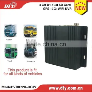 Shenzhen DTY Cheap 3g Mobile Dvr Gps Bus Dvr , VR8720seris thumbnail-1