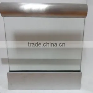 Exterior Deck Aluminum u Channel Glass Railings thumbnail-1