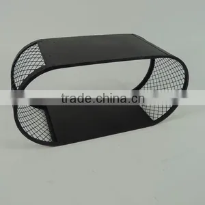 Wholesale Black Wire Shelf Metal Storage Cube thumbnail-1