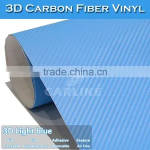 Blue 3D Sticker Carbon Fiber With Air Bubble Free thumbnail-5