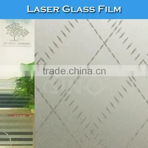 G008 Removable Glue Protective Window Decoration Laser Glass Film thumbnail-3