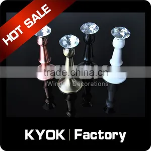 KYOK Engraved Aluminum Series Curtain Rod,custom Logo Windows Coat Curtain Hook,curved Shower Curtain Hooks thumbnail-6