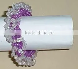 Glass Bead Napkin Ring, Beaded Napkin Ring, Crystal Napkin Ring Manufacturer thumbnail-1