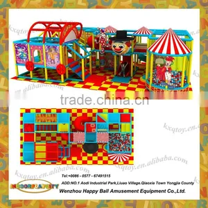 Funny Clown Carnival Soft Indoor Playground Equipment thumbnail-1