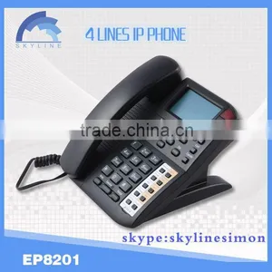 New Arrival 4 Lines Sip Phone ip Voip Phone thumbnail-1