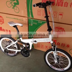20 Inches Hot Sale Cheap China White Citizen Folding Bikes thumbnail-3