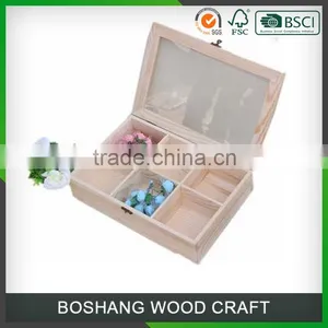 Wholesale 100% Natural Wood Handmade Trinket Box thumbnail-1