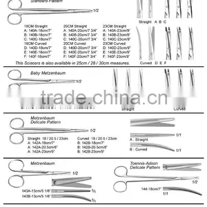 22.5 cm Mayo-Harrington Straight ,Surgical Scissor,surgical Dressing Scissors thumbnail-2