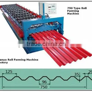 China Supplier of Hot Sale Cnc Corrugated Zinc Wall Panels Roll Form Machine thumbnail-1