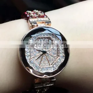 Factory Wholesale Hot Fashion Cai Bao Jewelry 925 Silver Inlaid Natural Garnet Watch Bracelet Female thumbnail-2