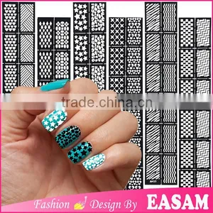 NK Series Nail Stencil,42 Design Nail Vinyl Sticker thumbnail-1