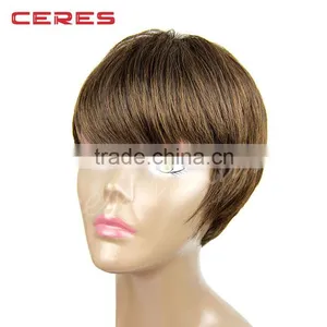 Lady's Fashion Heat Resistant Synthetic Wigs Wholesale New Popular Style Female Elegant Wigs Wavy Synthetic Wig Cap thumbnail-3