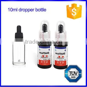 Transparent 10ml Glass Dropper Bottle With Childproof Cap Supplier's Choice thumbnail-2