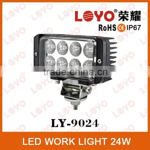 Car Accessories 8*3W Super Bright LED Truck Work Light, Epsitar 24W Auto LED Work Light, LED Tractor Working Lights thumbnail-1