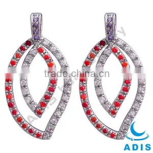 Stainless Steel Fashion Jewelry Crystal Pendants Parts thumbnail-1