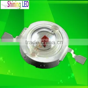 CE RoHS Passed 3.0-3.6V CRI>70Ra High Power 660nm Red LED 1W thumbnail-1