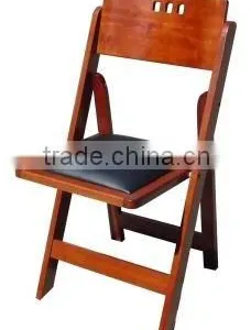 Wholesale New Style Mahogany Cheap Folding Chair thumbnail-1